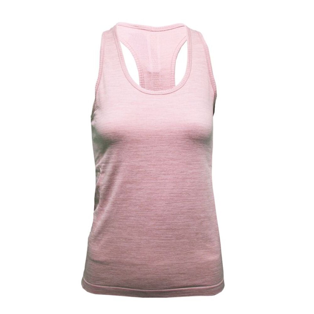 TriDri Womens/Ladies Multi Sport Melange Seamless 3D Undershirt / Light Pink